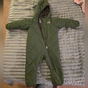 The North face one-piece snowsuit 12-18 months